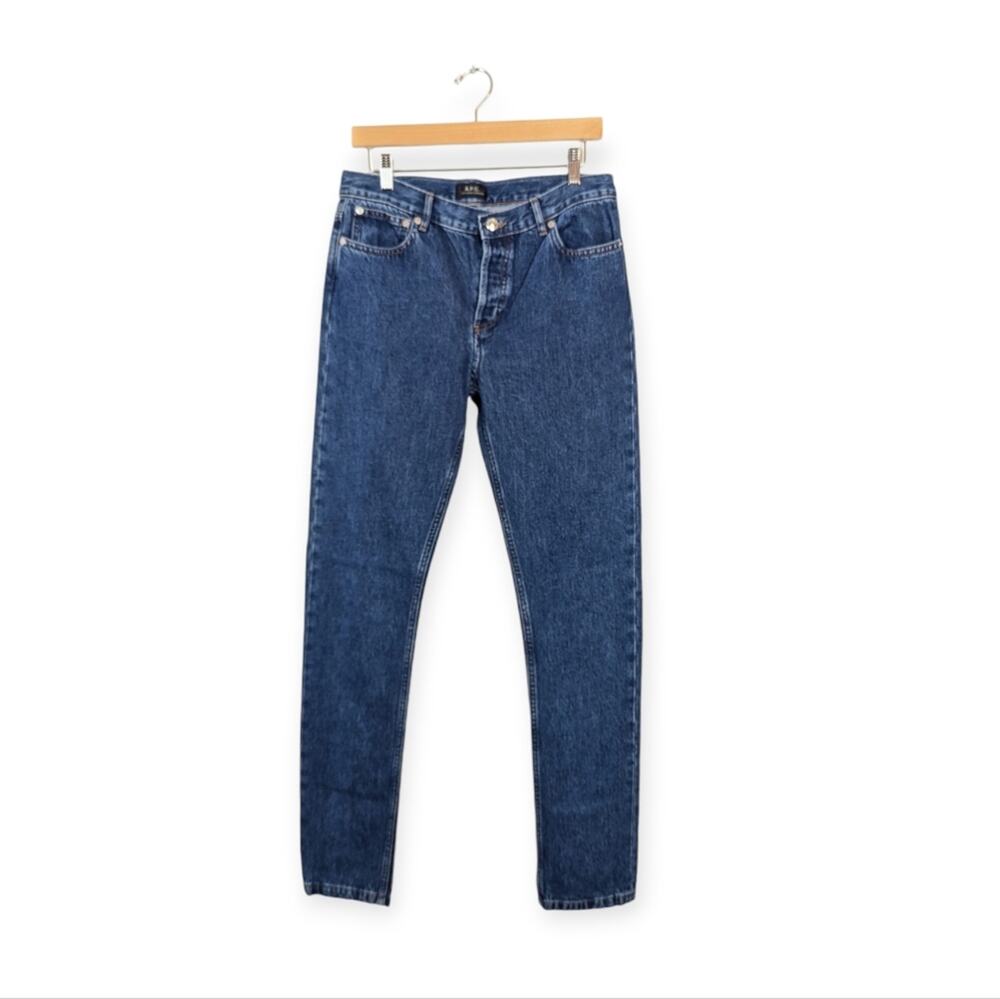A.P.C Petit New Standard Stretch Indigo Taper Leg Jeans Size 30